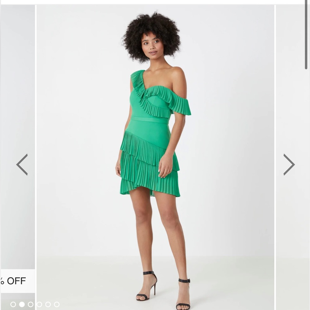 Jordan Ruffle Evening Mini Dress